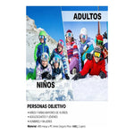Antiparra De Nieve Lentes Para Ski Y Snowboard Gafas Esquiar Negro Plateado