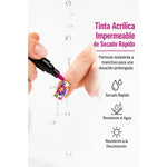 Set De 12 Marcadores Acrílicos Para Uñas De Doble Punta Doble Punta