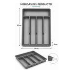 Organizador Cubiertos Utensilios Servicios Cocina 5 Cajones