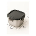 Recipiente Fiambrera Aislante De Acero Inoxidable Con Tapa Plateado