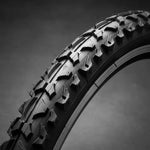 Neumatico Bicicleta Aro 24 X 2.125  Caluga Gruesa Plegable Negro