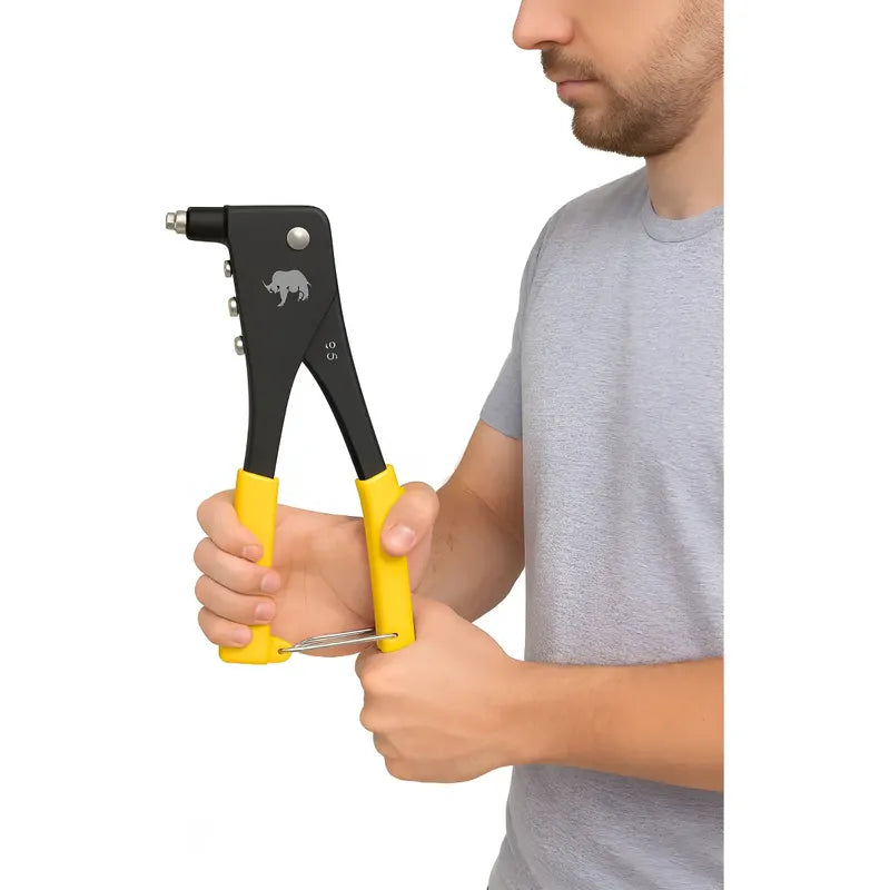 Remachadora Manual Universal Perforadora Clavo Pop 9,5 Pulga 4