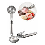 Cuchara Para Helado Scoop Con Gatillo Acero Inoxidable 6 Cm Acero Inoxidable