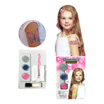 Kit Tattoos Con Brillantinas, Maquillaje Corporal Flash