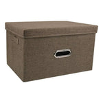 X2 Caja Organizadora Con Tapa De Tela Plegable Pequeña