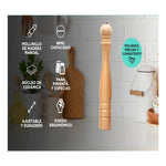 Pack 2 Salero De Madera Pimentero Molinillo De Sal Especias