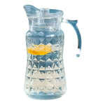 Jarra De Vidrio Con Tapa Y Asa Para Agua Jugo Frio Caliente
