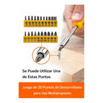 Juego Destornillador Carraca 23 Piezas Trinquete Magnetico
