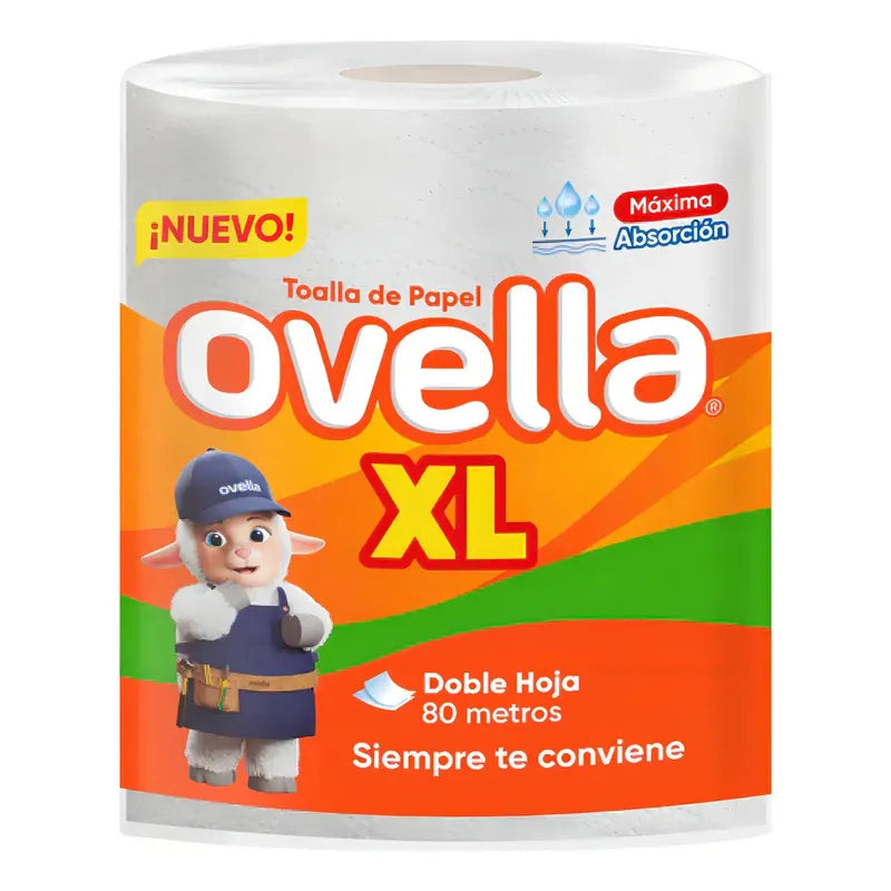 Toalla De Papel Nova Ovella Xl 80 Metros