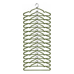 X30 Perchero Metalico Infantil Organizador Para Ropa Bebe Verde Musgo