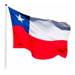 Bandera Chilena 90x150 Cm Para Fechas Patrias Desfiles Fonda