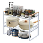 Organizador De Gabinetes De Cocina Estante Escurridor Doble