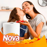 Toalla De Papel Nova Clásica 3 Rollos 12 Mt Adsorbente