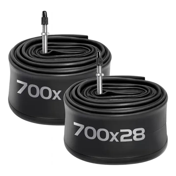X2 Cámaras Bicicleta Aro 700x 28cfv60mm Válvula Francesa