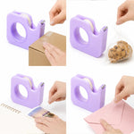 Porta Scotch Dispensador De Cinta Adhesiva Escritorio Verde Pastel