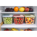 X3 Contenedores Herméticos Para Cereales Y Frutas Plastico