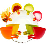 Set De 4 Clips Salsas Multicolor Reutilizables Aderezo Snack