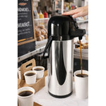 Termo Sifon Acero Inoxidable Vidrio 1.9ltrs Frio Caliente Acero