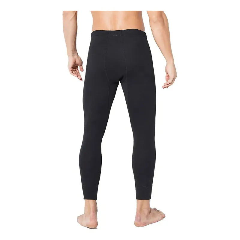 X6 Calza Invierno Hombre Primera Térmico Polar Chiporro   Negroazul-gris Lisa Unica