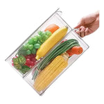 Organizador Para Refrigerador Cocina 4 Contenedor Con Tapa Transparente