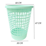 Canasto De Plastico Para Ropa Sucia Sin Tapa Calado Cesto