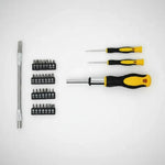 Set Juego Destornillador Crique 32 Piezas Alargue Perilleros
