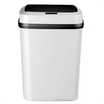 Basurero Con Sensor Automatico Inteligente Impermeable 13l Blanco