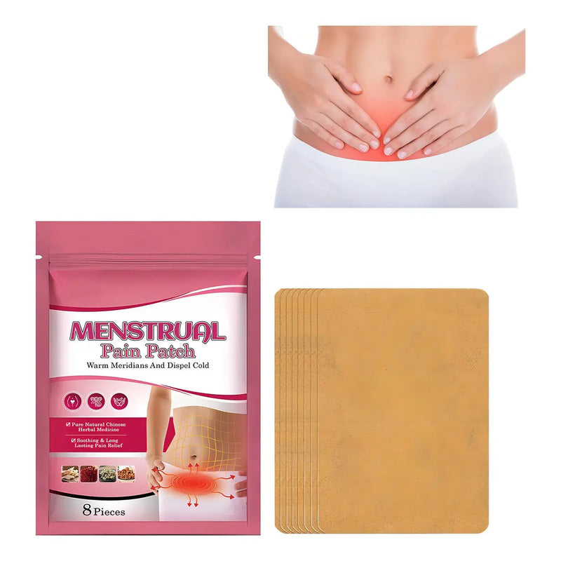 Pack De Parches Térmicos Para Controlar Cólicos Menstruales- South Moon, 8 Unidades Alivio Del Dolor