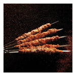6 Brochetas Pinchos Anticucho Acero Barbacoa Parrilla Asado