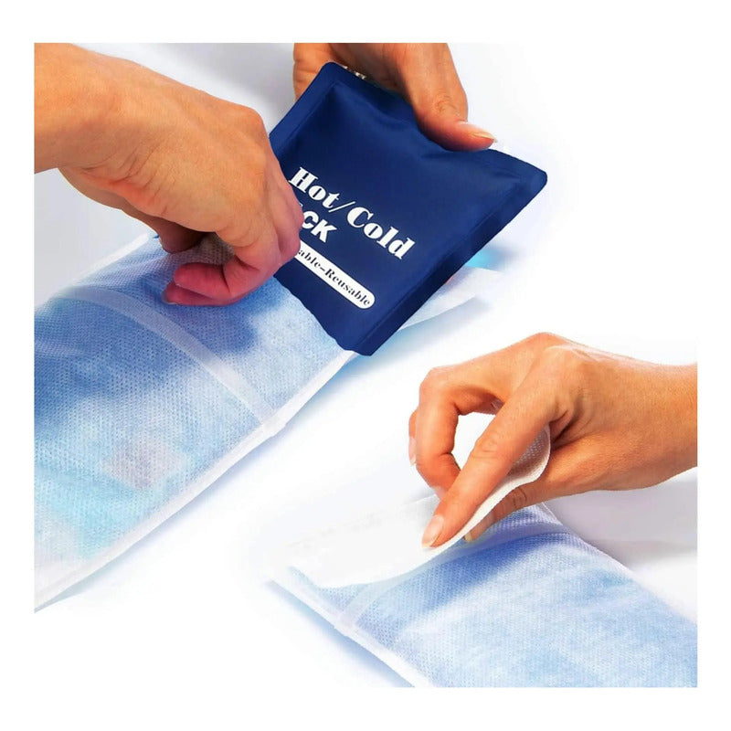 X2 Gel Frio Calor Para Golpes Lesiones Reutilizable 23x13cm