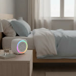 Maquina Cubo Ruido Blanco Con Luz Para Relajar Recargable Blanco