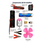 Kit Experimento Cientifico Luz Ventilador Circuito Elctrico