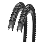 Neumatico Bicicleta Aro 24 X 2.125  Caluga Gruesa Plegable Negro