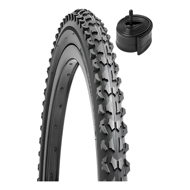 Neumatico Bicicleta + Camara Aro 20 X 2.125 Negro Mtb Negro
