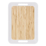 Bandeja De Melamina De Servir Bandeja Rectangular Con Asa Bambú Natural