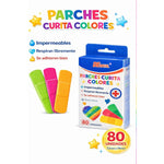 Parche Curita 80 Unidades Colores Transpirable Impermeable