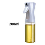 Rociador De Aceite Aceitero Spray Alcuza Vinagre Limon 200ml Blanco