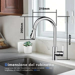Llave Monomando Lavaplatos Profesional Extraíble 360 Color