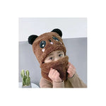 Gorro Con Bufanda Para Bebé Niña Niño Panda Algodon Invierno