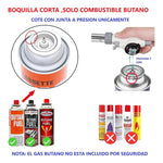 X10 Soplete A Gas Para Cocina Camping Reposteria Encendedor Blanco