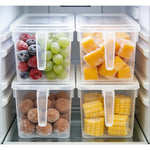 4 Caja Organizadora Para Refrigerador Cocina Transparente Transparente