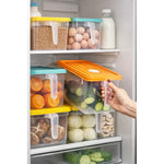 Caja Organizadora Para Refrigerador Con Tapa Y Mango Color