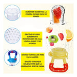 Chupete De Silicona Para Frutas Bebés Alimentador Antiahogo