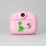 Camara Infantil Digital Fotofrafica Imprension Instantanea Rosa