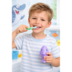 Cepillo Dental Para Pequeños Con Juguete Motivador Divertido Violeta