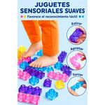 Bloques De Goma Magico De Construcción Sensorial 40 Piezas 40 Legos De Goma