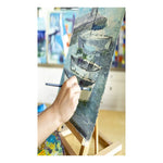 Carton Entelado Lienzo 30x40 Pack 30 Unidades Para Pintar