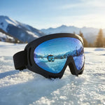 Antiparra De Nieve Lentes Para Ski Y Snowboard Gafas Esquiar Negro Azul