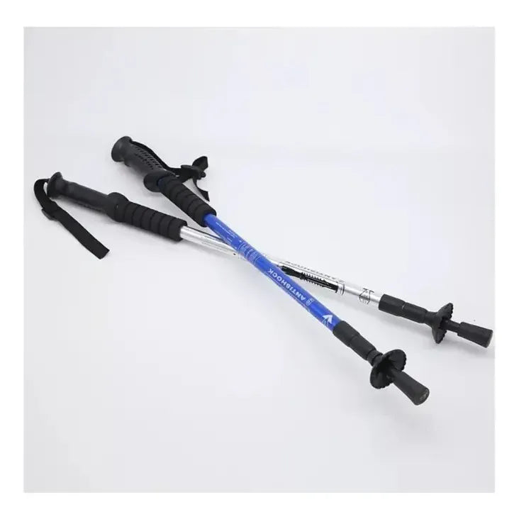 Baston Trekking Senderismo 3 Tramos Mango Recto Antishock