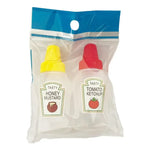 Botellas Pequeña De Salsa Y Mayo Tomate Portatil Tapa